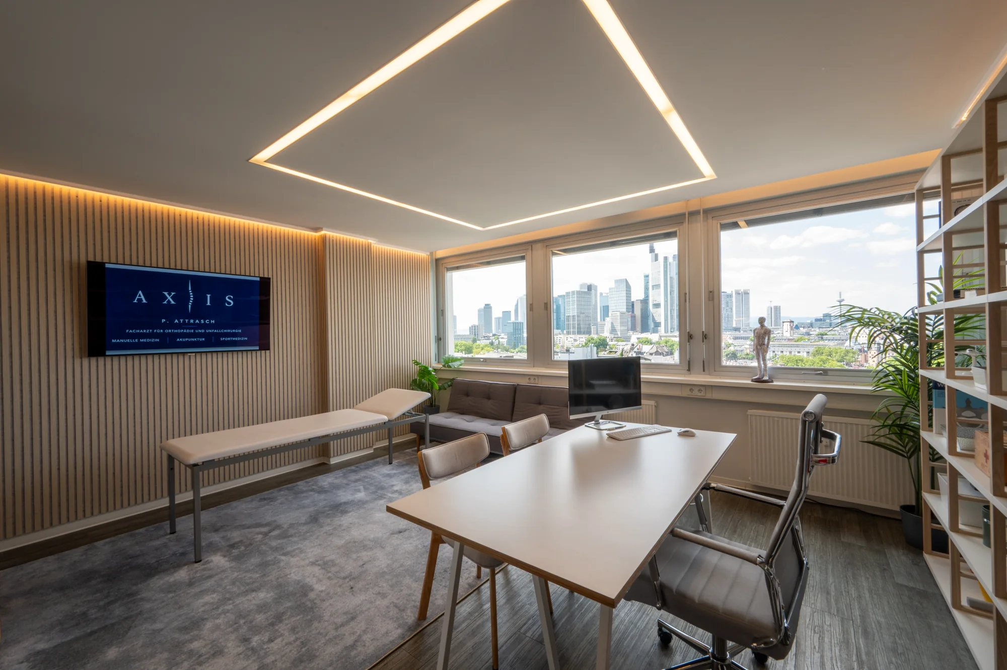 Sprechzimmer der orthopädischen Praxis AXIS